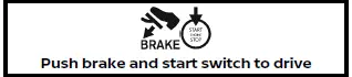 Nissan Armada engine start operation indicator icon in instrument cluster