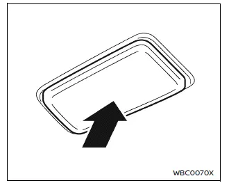 Nissan Armada rear personal light controls for passengers