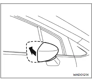 Nissan Armada automatic folding mirrors lock and unlock function